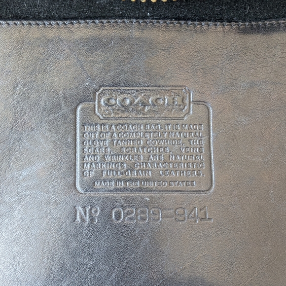 Coach Leather Vintage Companion Bag - Picture 10 of 12